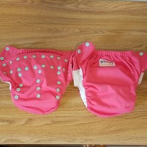 2! Smart bottoms AIO org cotton cloth diapers